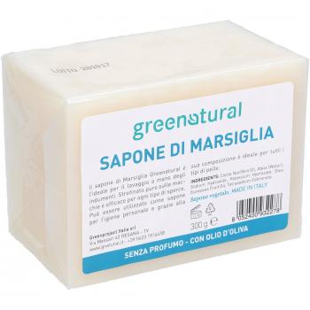 Greenatural: Sapone di Marsiglia 300g, Bucato a Mano Naturale