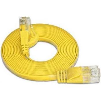 Triotronik SLIM WIREWIN Cat 6 – 0,75 m Cavo di Rete U/UTP (Giallo)