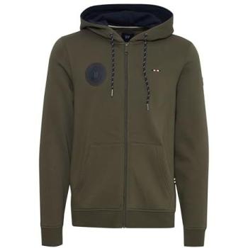 Männer‑Sweat mit Reißverschluss, FQ1924, XXL, grün (Grape Leaf)