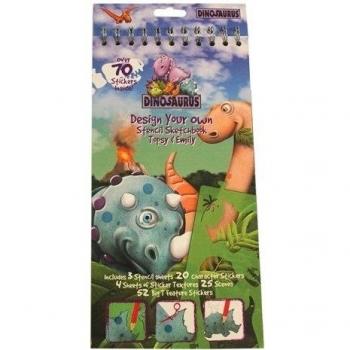 Estarci Topsy Dinosaurio: Plantilla y Kit