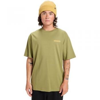 Loden Green Quiksilver PTO Sun Flow Tee, S Size, Male