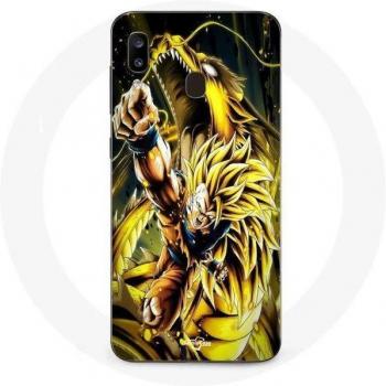 Son Goku SSJ3 Dragon Attack Point Protective Case for Samsung Galaxy A20