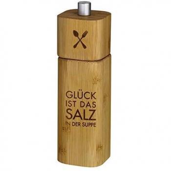 Salzmühle „Glück ist das Salz in der Suppe“