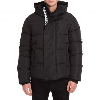 Dsquared2 Puffer Down Jacket in Technical Fabric, Size 48