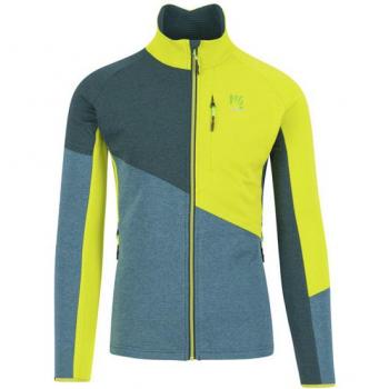 Karpos Federa Soft-Fleece Jacke Blau & Gold Vollreißverschluss