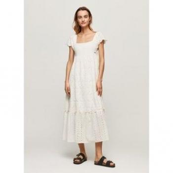 Vestito Pepe Jeans Peri Maniche Corte Bianco S