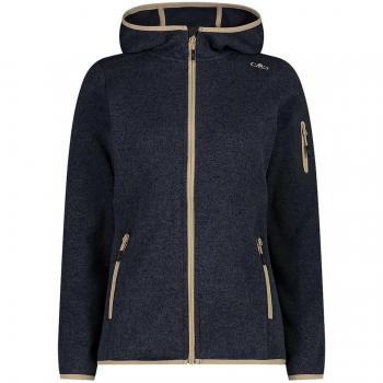 CMP Jacquard Strickjacke Damen 38 blau