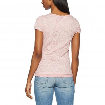 TOM TAILOR Damen T-Shirt Floral Crincle Shirt 40