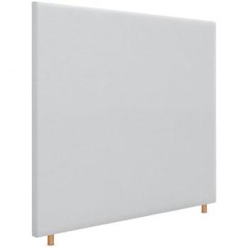 Cabecero Tapizado de Lino Natural Blanco hasta el Suelo con 8cm de Grosor
