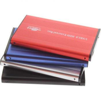 Boîtier externe pour disque dur IDE 2,5 pouces USB 2.0 en aluminium-magnésium
