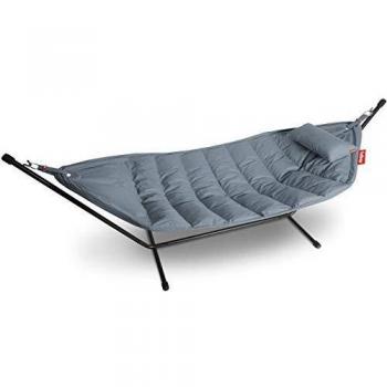 Fatboy Headdemock SuperB in Stahlblau – Rack + Kissen enthalten