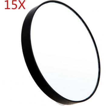 Compacto Cosmético Espejo de Tocador Portátil Redondo, Aumento 5x/10x/15x