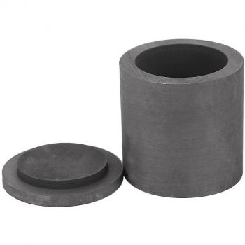 Creuset en graphite haute pureté avec couvercle 40 mm pour argent et noir