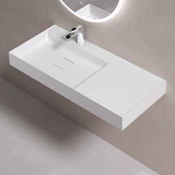 Lavabo Rectangulaire Doporro avec Bonde 100x46x12cm
