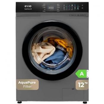 Evvo Lavadora 12 kg Carga Frontal con Motor Inverter
