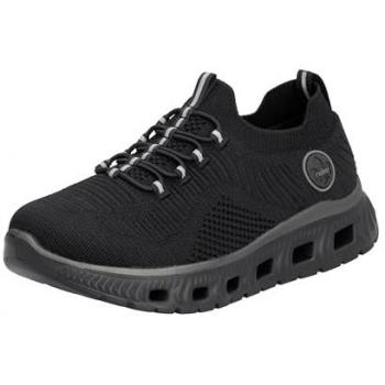 Damen Sneaker Slipper von RIEKER, Textil, schwarz, Gr. 36