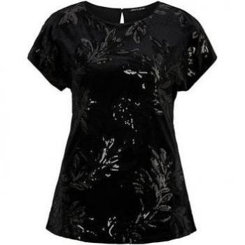 T-shirt tendance orné de paillettes