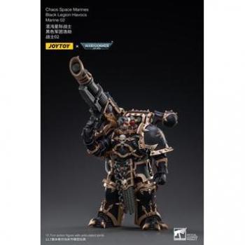 Figurine 1/18 Marine Havocs Légion Noire