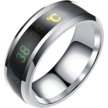 Anillo de acero inoxidable con sensor de temperatura