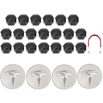 Set de cubiertas centrales Tesla Model 3 Y S X con tapa 4 piezas