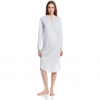 HANRO Damen Nachthemd 1/1 Arm 110 cm Cotton Deluxe, Größe XL