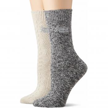 Calcetines Superdry, Diseño de Cable, para Mujer, Multicolor (Carbón/Cream Xnt), Talla única