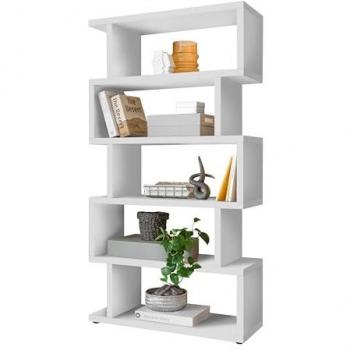 Bega Consult Regal in weiß, 100 cm x 189 cm x 38 cm, 5 offene Fächer