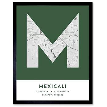 Stylish Tex-Mex City Name Wall Decor