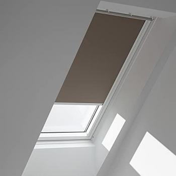 VELUX Verdunklungsrollo DKL Y85 4574S, Pick & Click!, alufarbene Führungsschienen & Griffleiste