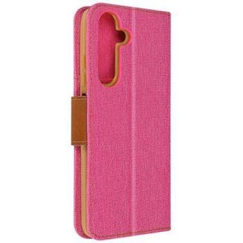 Estuche con tarjetero y soporte en color rosa para Samsung Galaxy A25 5G