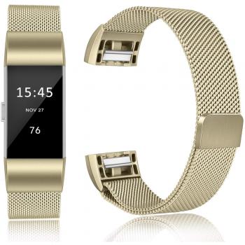 Tobfit Fitbit Charge 2 Metal Strap