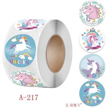 Beloonlabel Donut Eenhoorn 500x