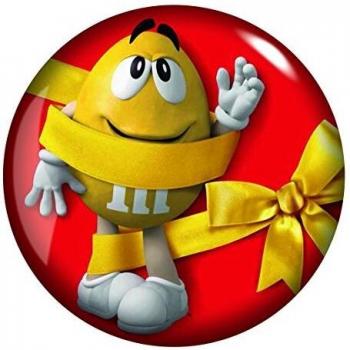 Plechová dóza M&M's s vánočním motivem