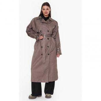 Gestuz Modischer Trenchcoat 10906855 Braun