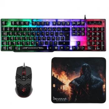 Clavier Gamer Konix Barbarian Pack Filament Membrane Rétroéclairé