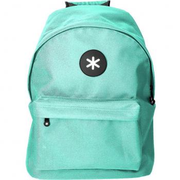 Antartik Mochila Escolar con Asas Acolchadas, Bolsillos con Cremallera, Color Verde Menta, Dimensiones 310x160x410 mm