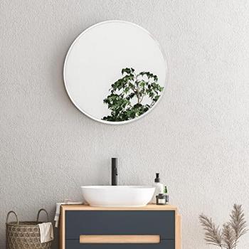 Ordona Ø40 cm Vit Spegel