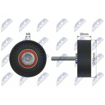 Poulie de renvoi NTY RRK-FR-006