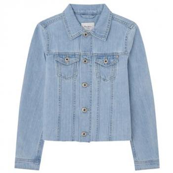 Pepe Jeans Giacca Isa in Denim per Bambina, 8 Anni