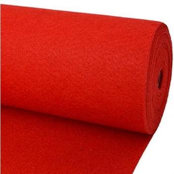 VidaXL Tappeto da Fiera 1x12 m Rosso