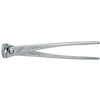 KNIPEX 99 14 250 Kraft-Monierzange, tenaglia per ferraioli e cementisti rinforzata, lunghezza 250 mm