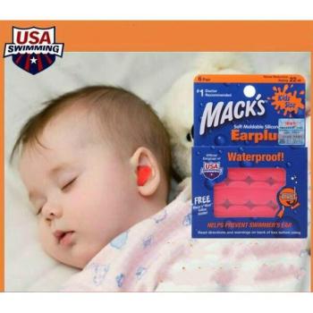 Bouchons d'oreilles étanches en silicone souple pour enfant, paquet de 6, idéal pour nager