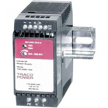 Alimentation rail DIN 24 V/DC 2,3 A 55 W – TracoPower TPC‑055‑124