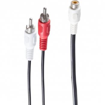Cavo Audio Basic Shiverpeaks – 0,20 m con Cinch‑Stecker