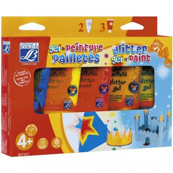 Palette Pailletée d’Éducation – 5 tubes (Lefranc)