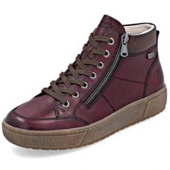 Remonte Stiefel-Sneaker aus glattem Leder – Herren, Größe 45, Schwarz