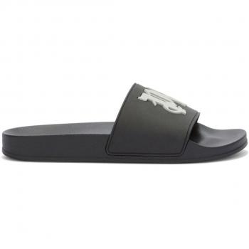 Palm Angels Black Sliders for Men | Size 6 US