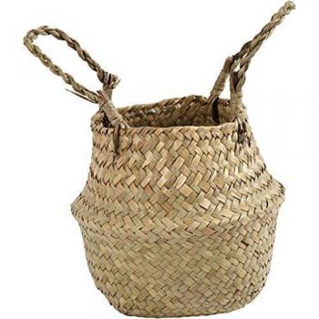 Handgefertigter Seegras-Korb, D 20 cm
