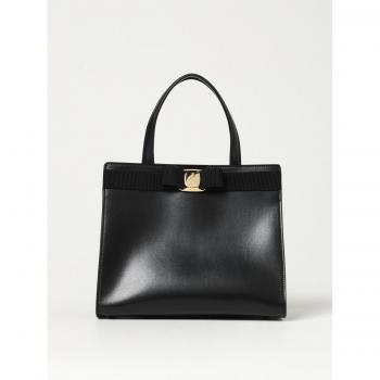 Ferragamo Donna Spalla Nera Taglia O/S