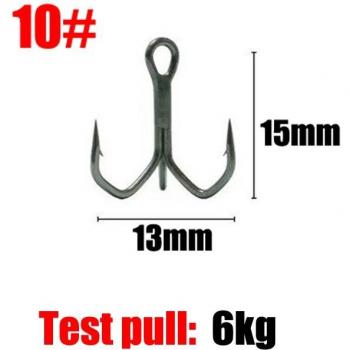 Strong Black Treble Hooks